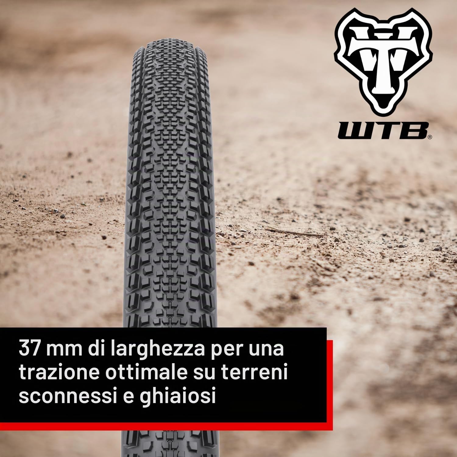 WTB Riddler Gravel Bike Pneumatico, Tubeless Ready Folding Bead, Leggero Fast Rolling, Dual DNA per Adventure Rides