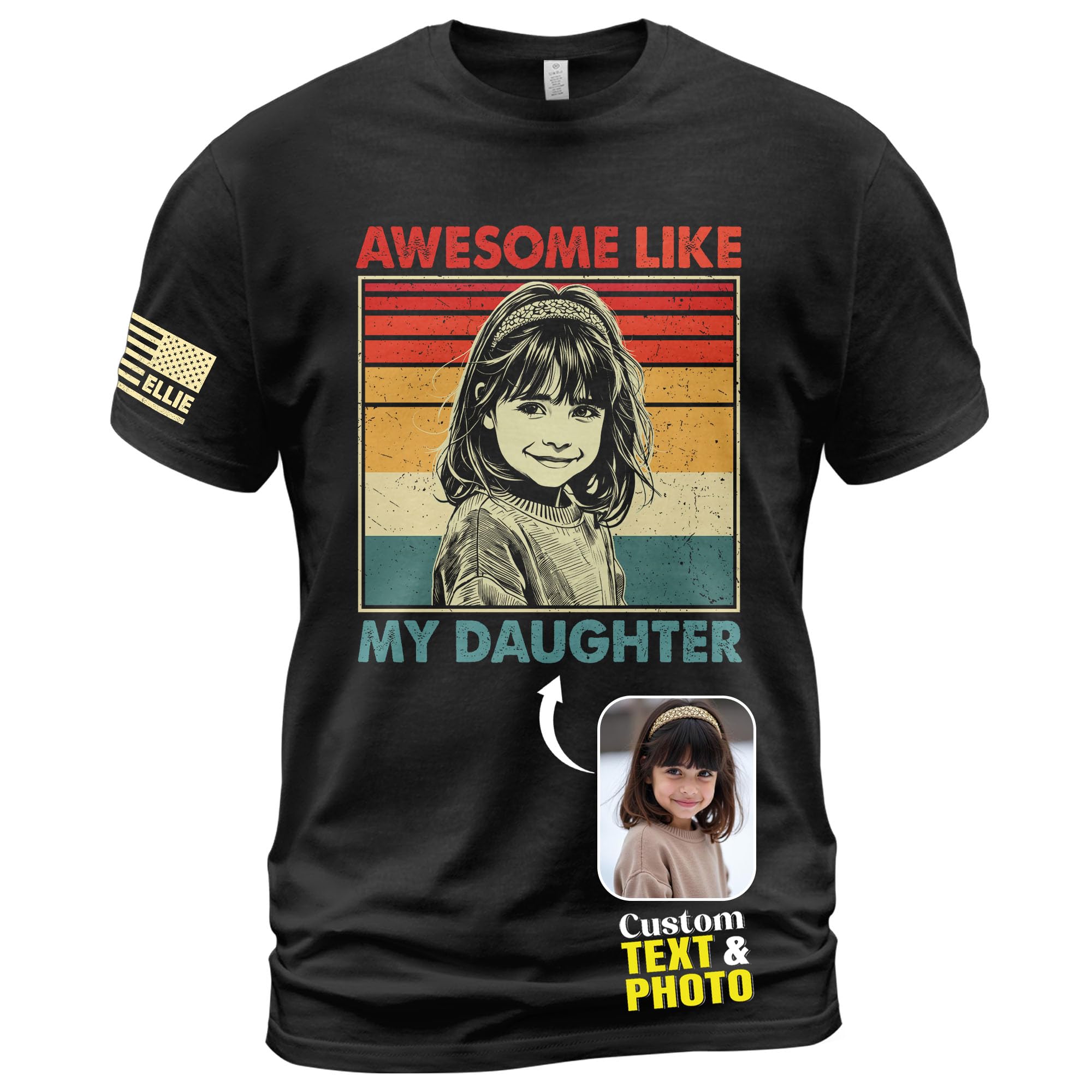 Customized Awesome Like My Daughter Shirts