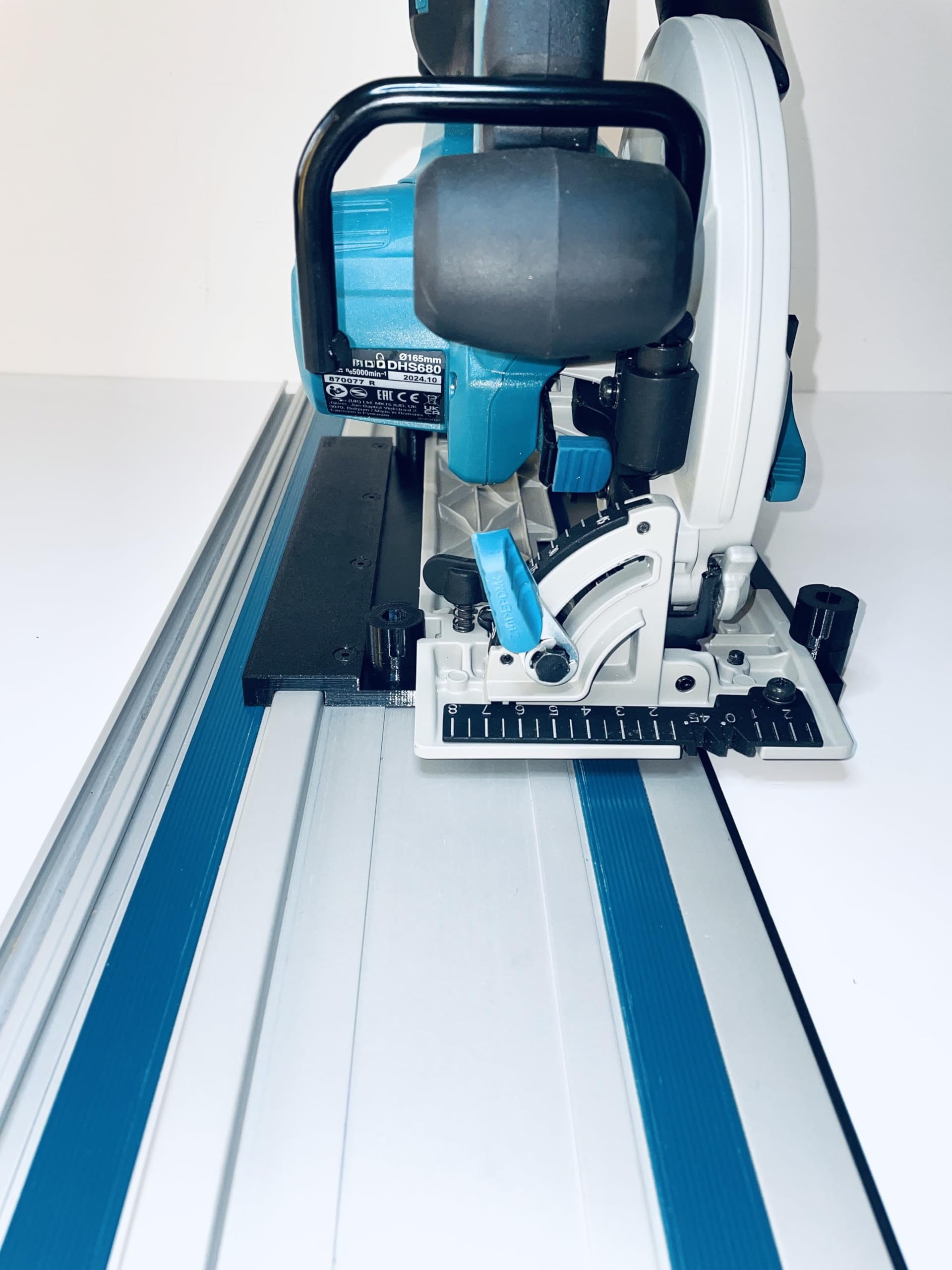 Adaptateur de rail de guidage compatible avec Makita DHS680/DHS680Z compatible avec rail de guidage Makita