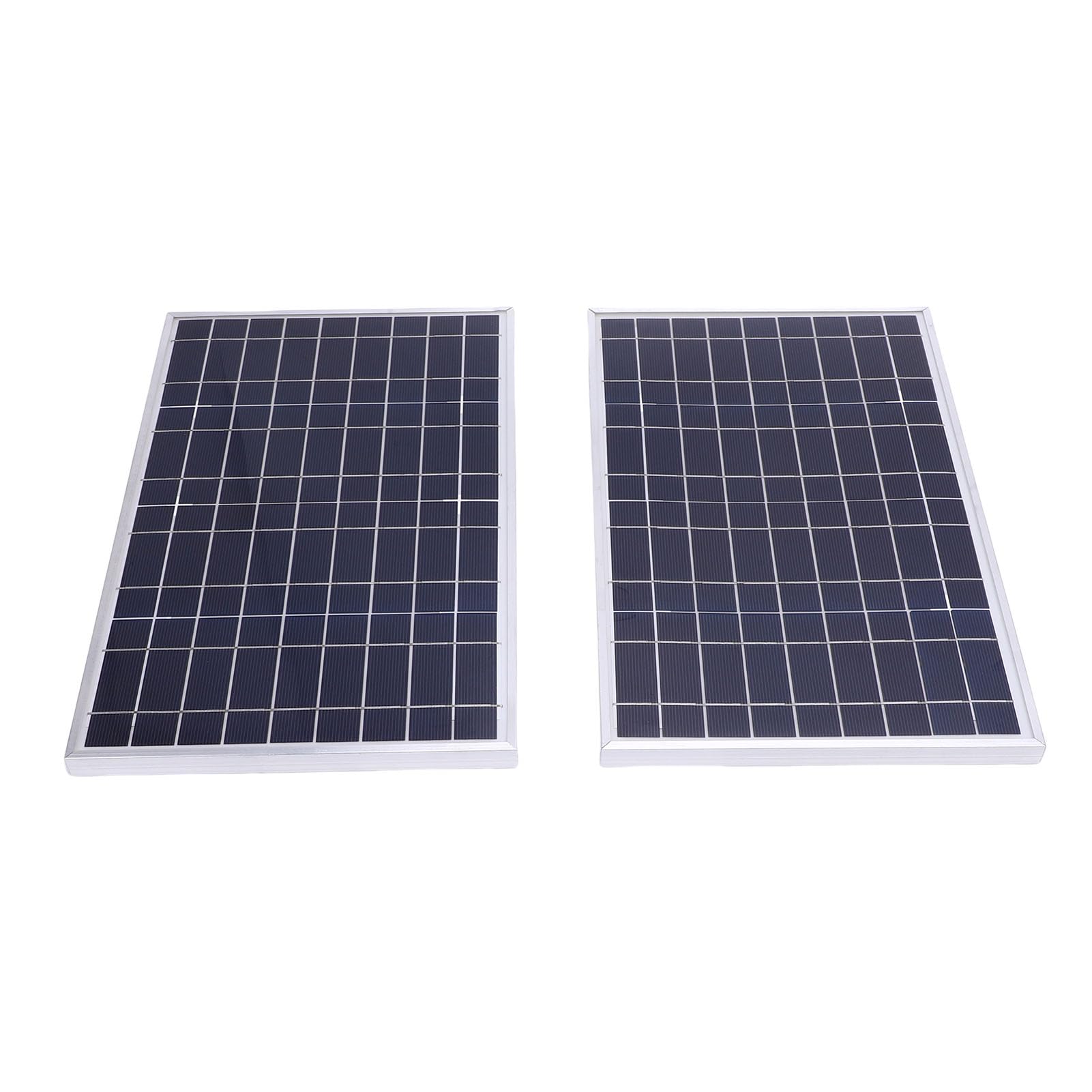 Luqeeg Kit de Panneau Solaire, Kit de Démarrage en Panneau Solaire Monocristallin avec Contrôleur de Charge, d'alimentation pour RV, Véhicule et Système Hors Réseau