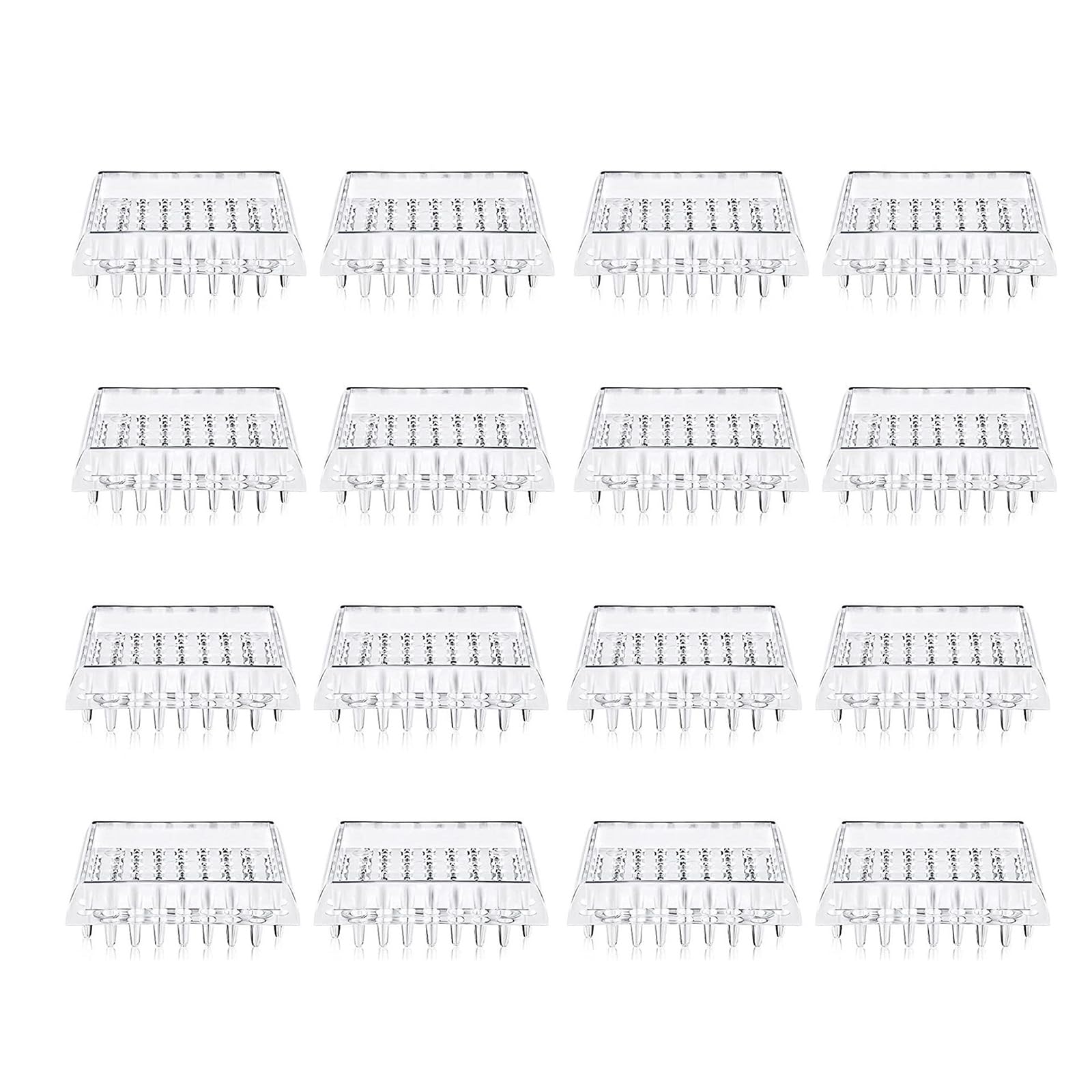 12/16 protectores transparentes para patas de silla y muebles