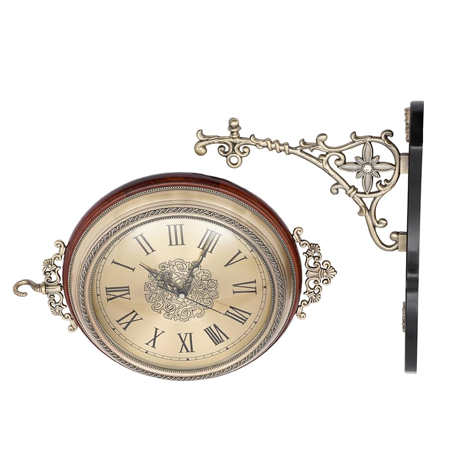 Amazon.com: DYRABREST Retro Wall Clock Double Sided Large