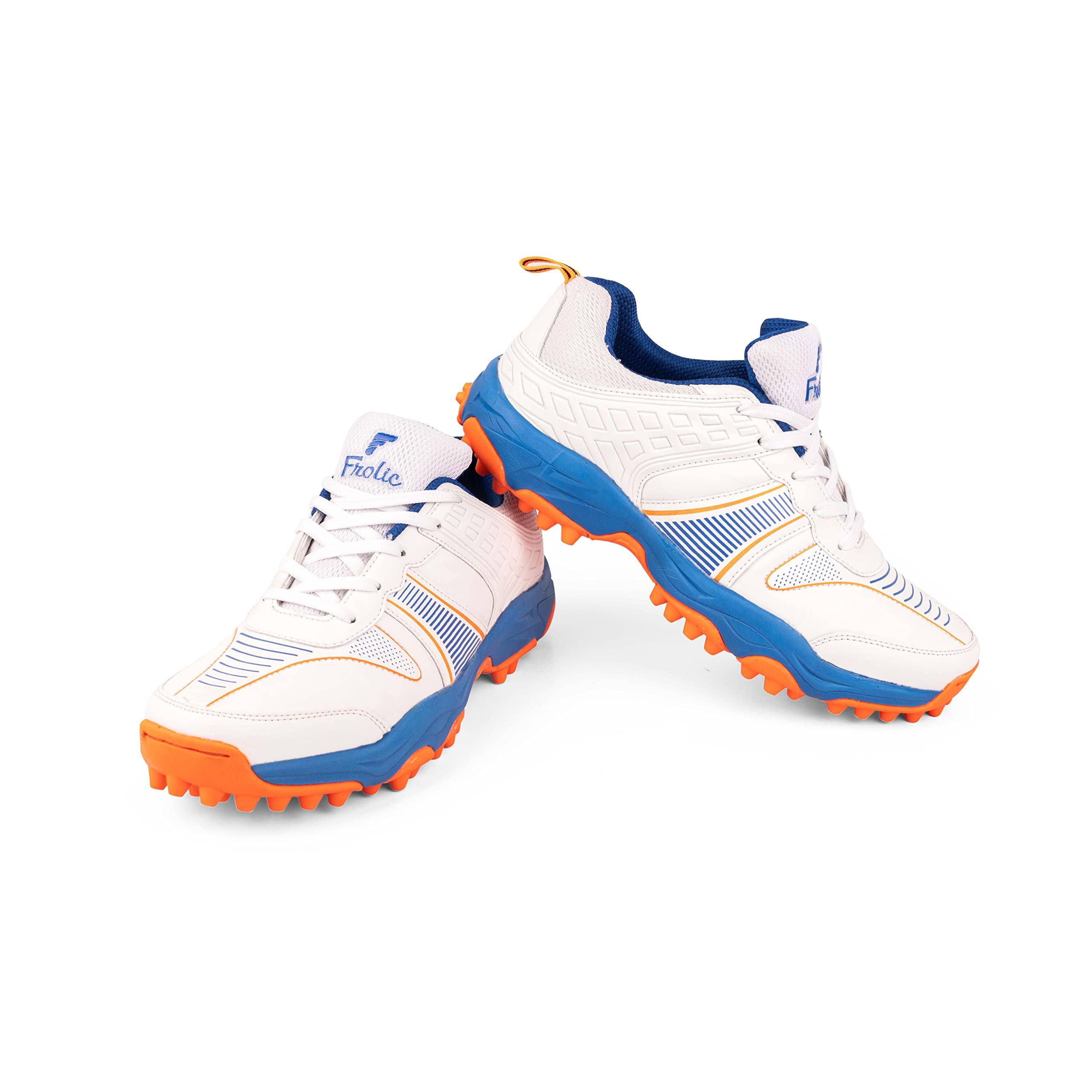 FROLIC Jet Mens Cricket Shoes (Light Weight) (White-Blue, Numeric_9) (B0BXHPPZXN) Amazon Price History, Amazon Price Tracker