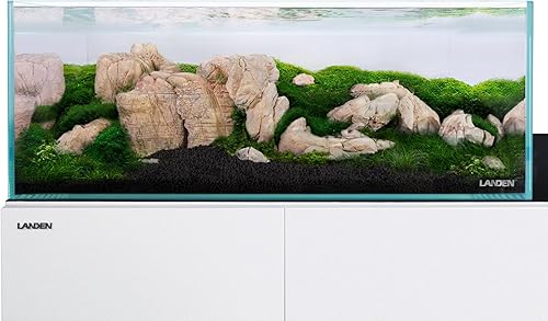 Miniatura 3 de LANDEN Piedra de piel de elefante natural con múltiples texturas (18 libras, 3  9 pulgadas, 7 unidades) para acuario, paludario, terrarios,