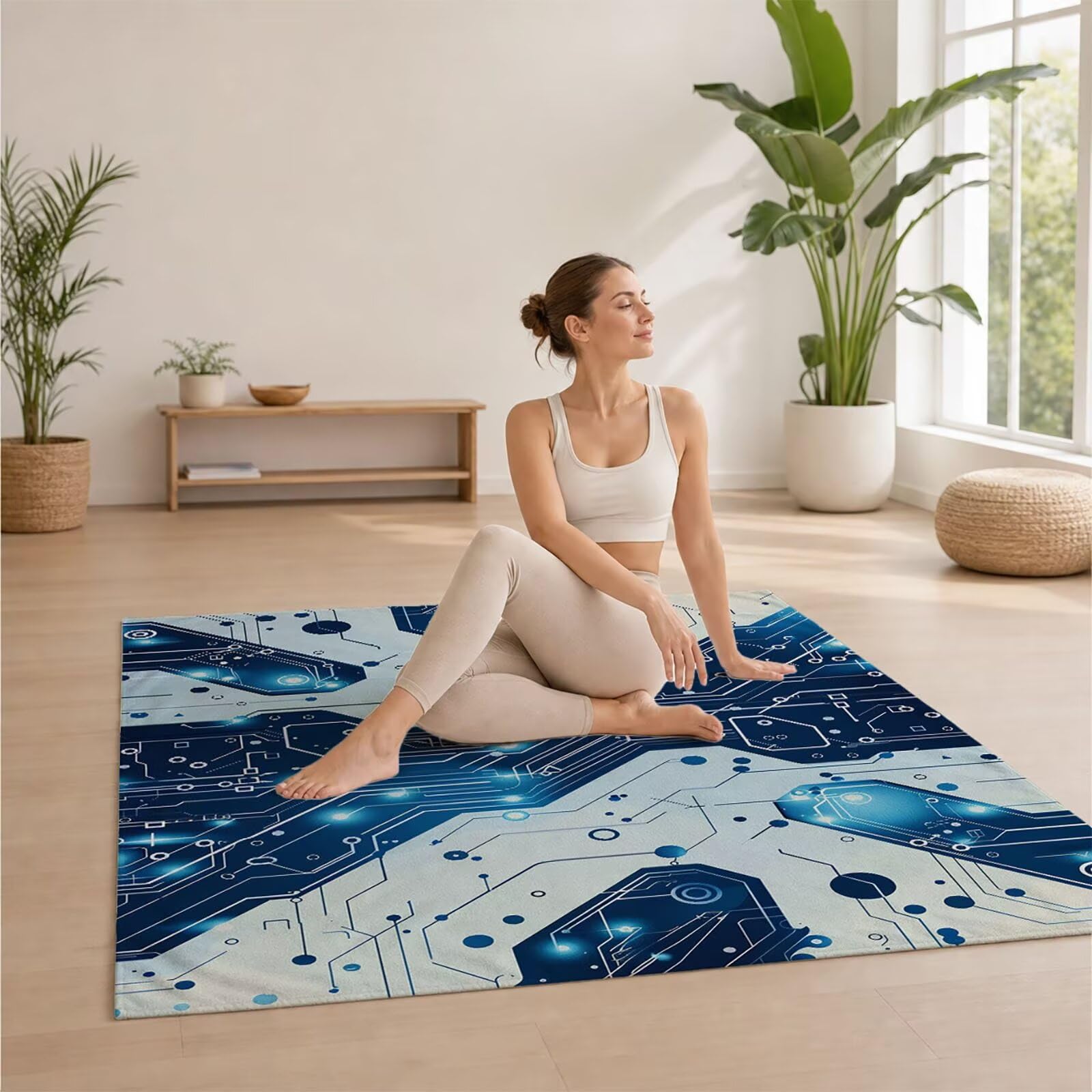 Simple Toalla Playa 160x220 Resistente a la Arena Secado rápido, Toalla Playa Grande 220 x 160cm Suave Cómodo como Gym Yoga Sauna Toallas Baño Grandes Travel Essentials Tarjeta de circuitos XTLS-4933
