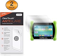Vista 2 de BoxWave Protector de pantalla compatible con Leapfrog LeapPad Academy – ClearTouch Antideslumbrante (2 unidades), antihuellas y antihuellas