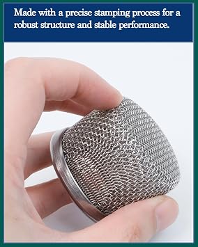 (2pack) 181073 Pump Inlet Strainer Filter 1/2 NPT Thread, Double-Layer Stainless Steel Compatible withGraco 350 EM,380 EM,390 EM, 400 EM, 480 EM, 490 EM,500, Super NOVA, Paint Sprayers