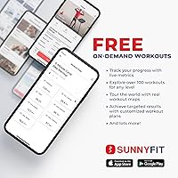 Vista 6 de Sunny Health & Fitness Smart Recumbent Bike with Pulse Sensors, Home Cycling Workout Machine w/Cushion Seat & Mesh-Backrest, Free SunnyFit App