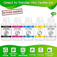 Vista 2 de Tinta DTF Prémium 3000ML - Tinta de transferencia DTF para película PET, Tinta DTF recargable para Epson ET-8550, L1800, L800, XP15000, R2400, P400