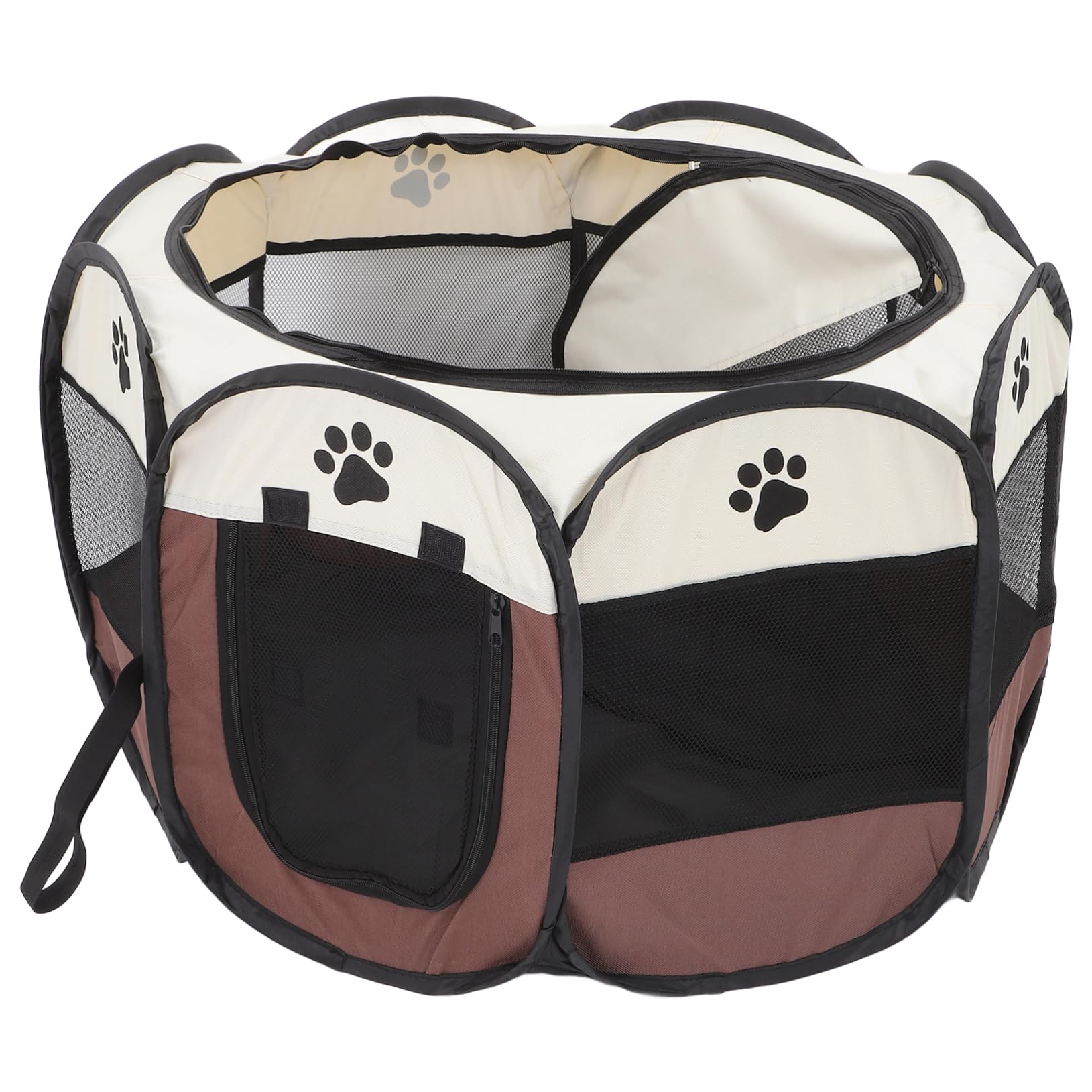 COLLBATH Recinto Per Animali Domestici Pieghevole Ottagonale in Tessuto Oxford Per Gatti Design Sicuro