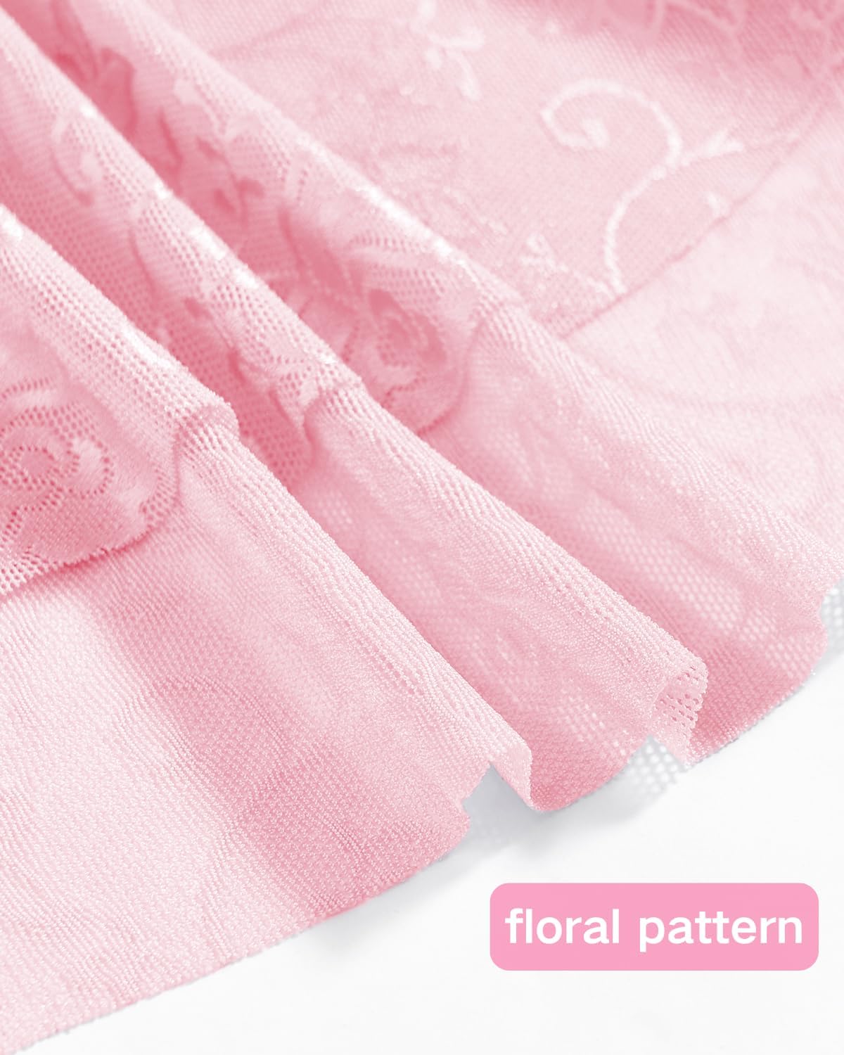 JiAmy Girls Ballet Leotards Cutout Back Dance Outfit Toddler Lace Dress Combo with Removable Skirt 5-12 Years - Image 4