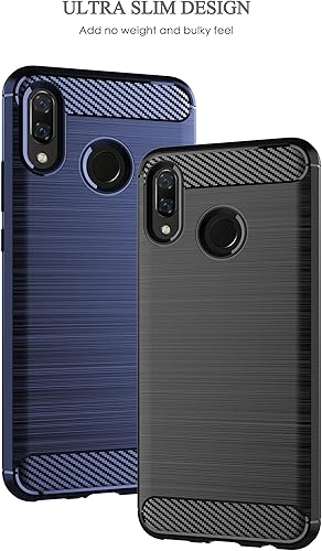 Miniatura 7 de Asuwish Funda compatible con Huawei Nova 3i y protector de pantalla de vidrio templado, accesorios de silicona suave para Huwai P Smart Plus Hawaii