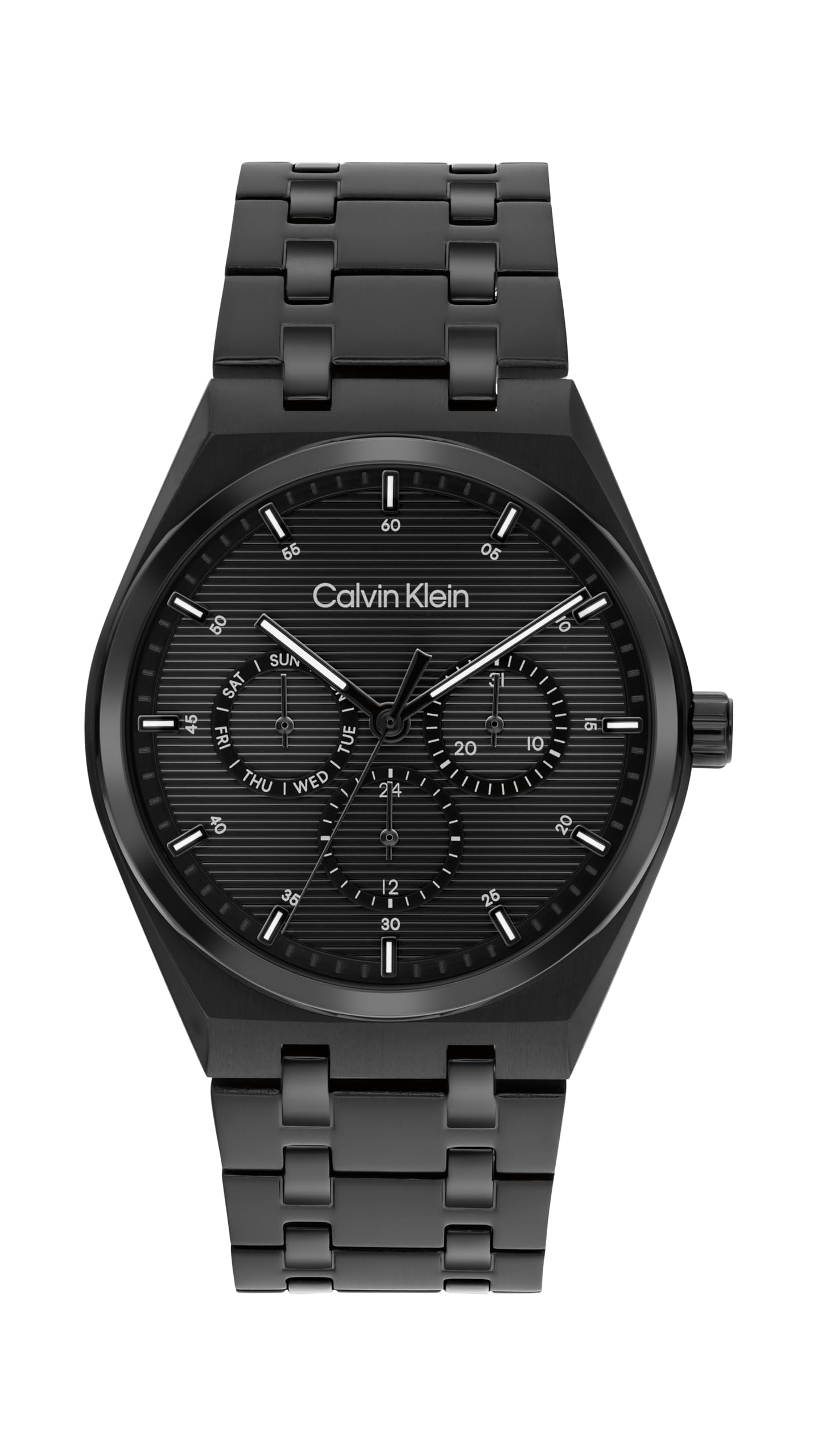 Calvin Klein Men's Ck Motion Chronograph Ip Watch, Black, Men