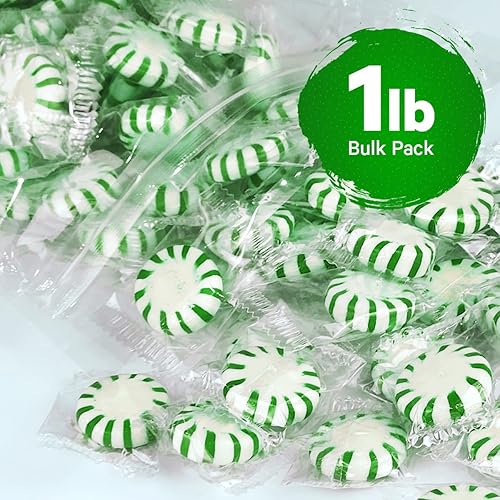 Miniatura 2 de Starlight - Caramelos de menta verde envueltos individualmente, dulces para refresco sobre la marcha, mentas Starlight a granel envueltas