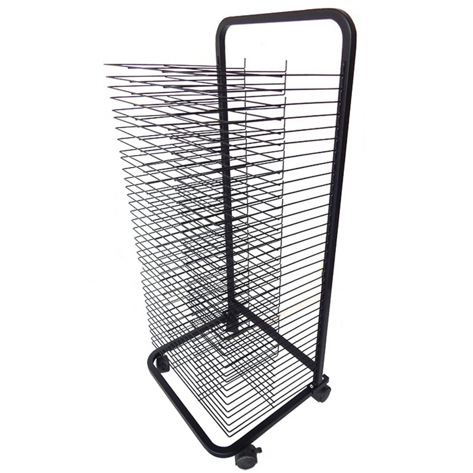 Aioneer Art Drying Rack with 35 Shelves Sturdy Art Organizer for Paintings and Drawings Economy