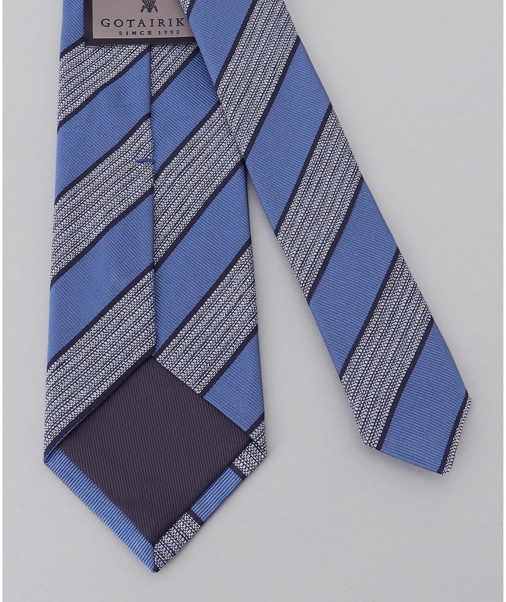 [五大陸] 日本縫製/オリジナル柄【Fermo Fossati】 ネクタイ_レジメンタル