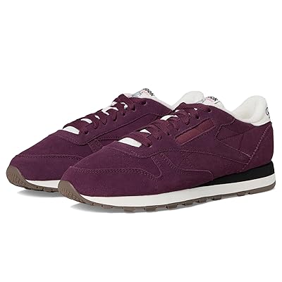 Reebok Lifestyle Classic Leather Shoes Black Cherry/Chalk/Black