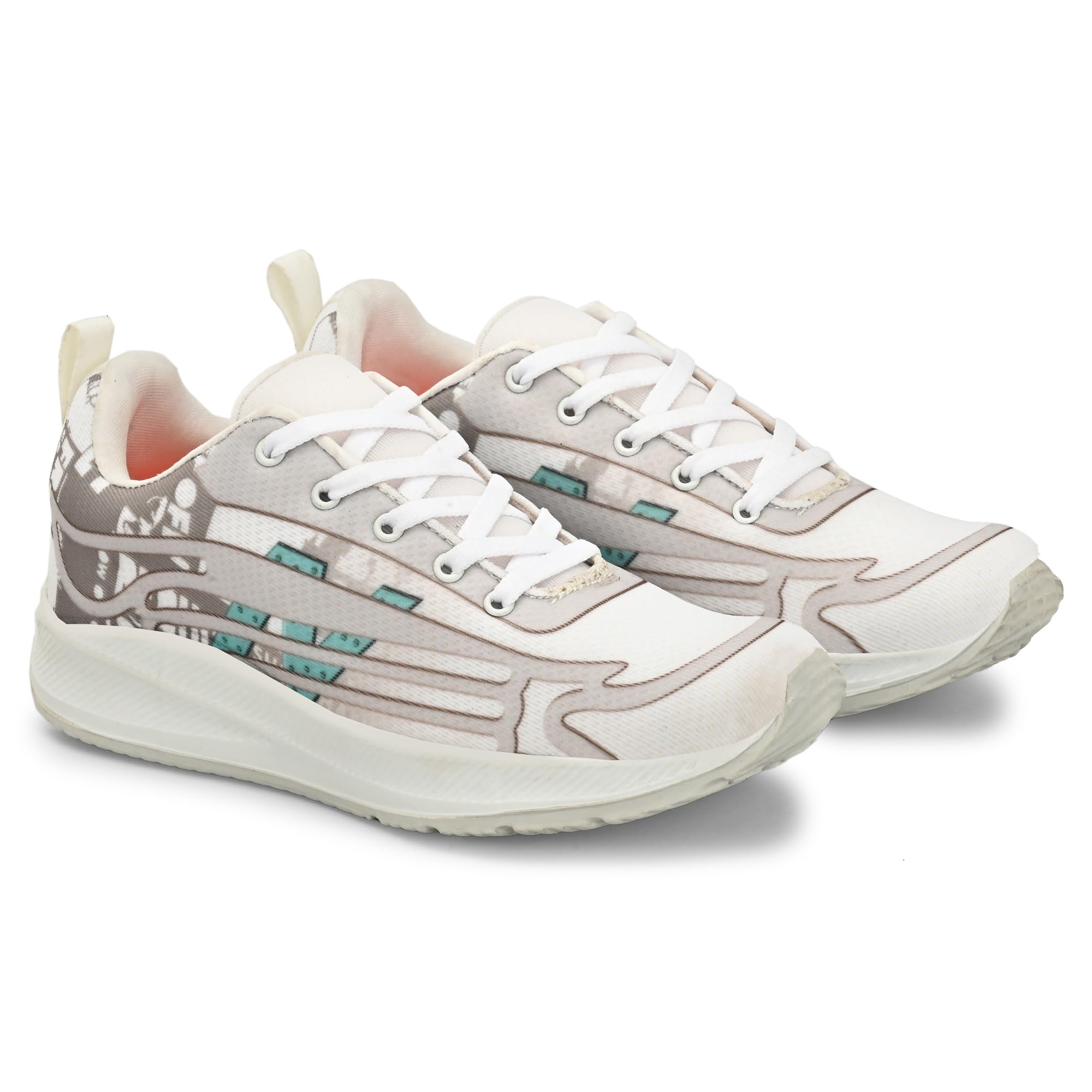 Men's Sports Shoes | Lightweight Running Shoes for Men | Breathable Walking Shoes with Cushioned EVA Sole | Comfortable Gym Sneakers
