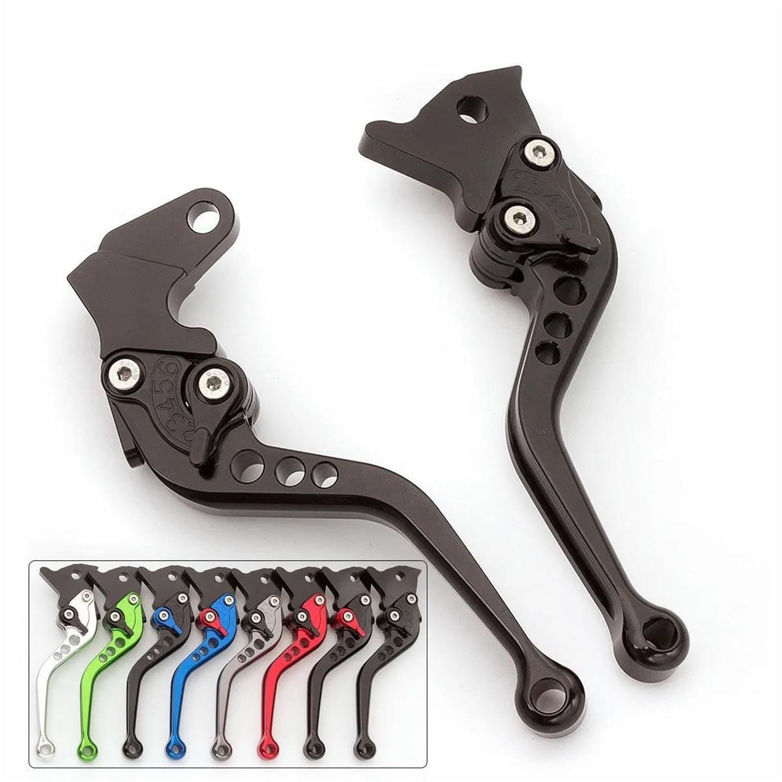 Palancas Embrague Manetas De Freno Y Embrague Ajustables Para Motocicleta Para Yamaha XT600 XT 600 XT660X XT660R XT660S X R S 1984-2016 Moto Palanca Freno(Azul,Largo)