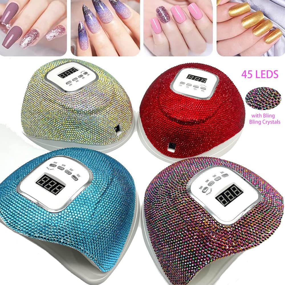 AAPIE Nagellampe Led Professioneller Nageltrockner für Gel-Nagellack-Härtungslampe mit Sensor 4 Timer Maniküre Pediküre Nagelausrüstung