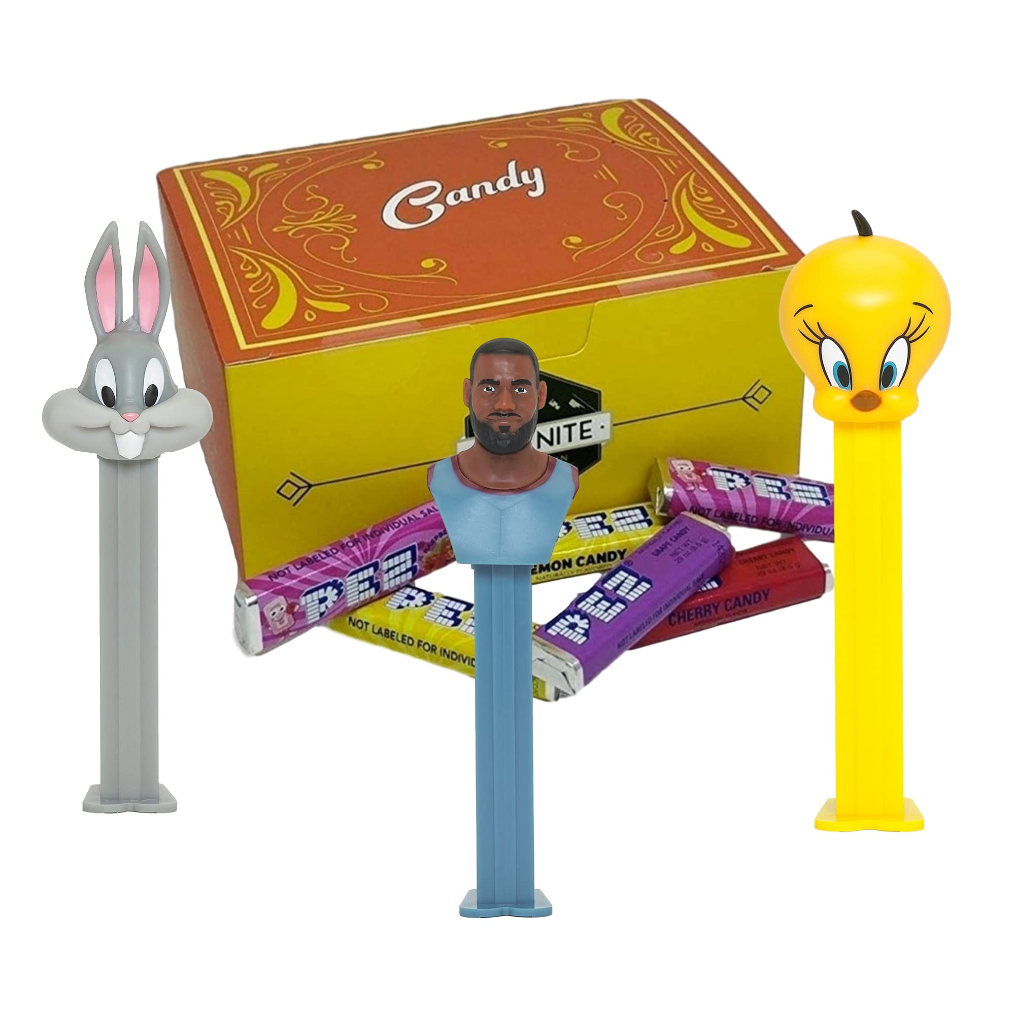 Buy Pez Space Jam Candy Dispenser Set LeBron James, Bugs Bunny, And