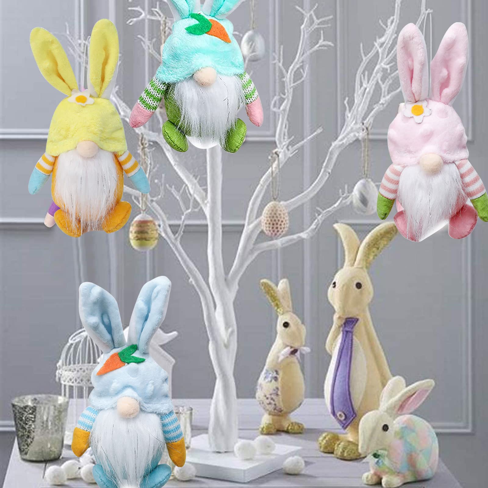 5pcs Gnome Poupées Pendentifs Home Pâques Festival Décoration Poupées