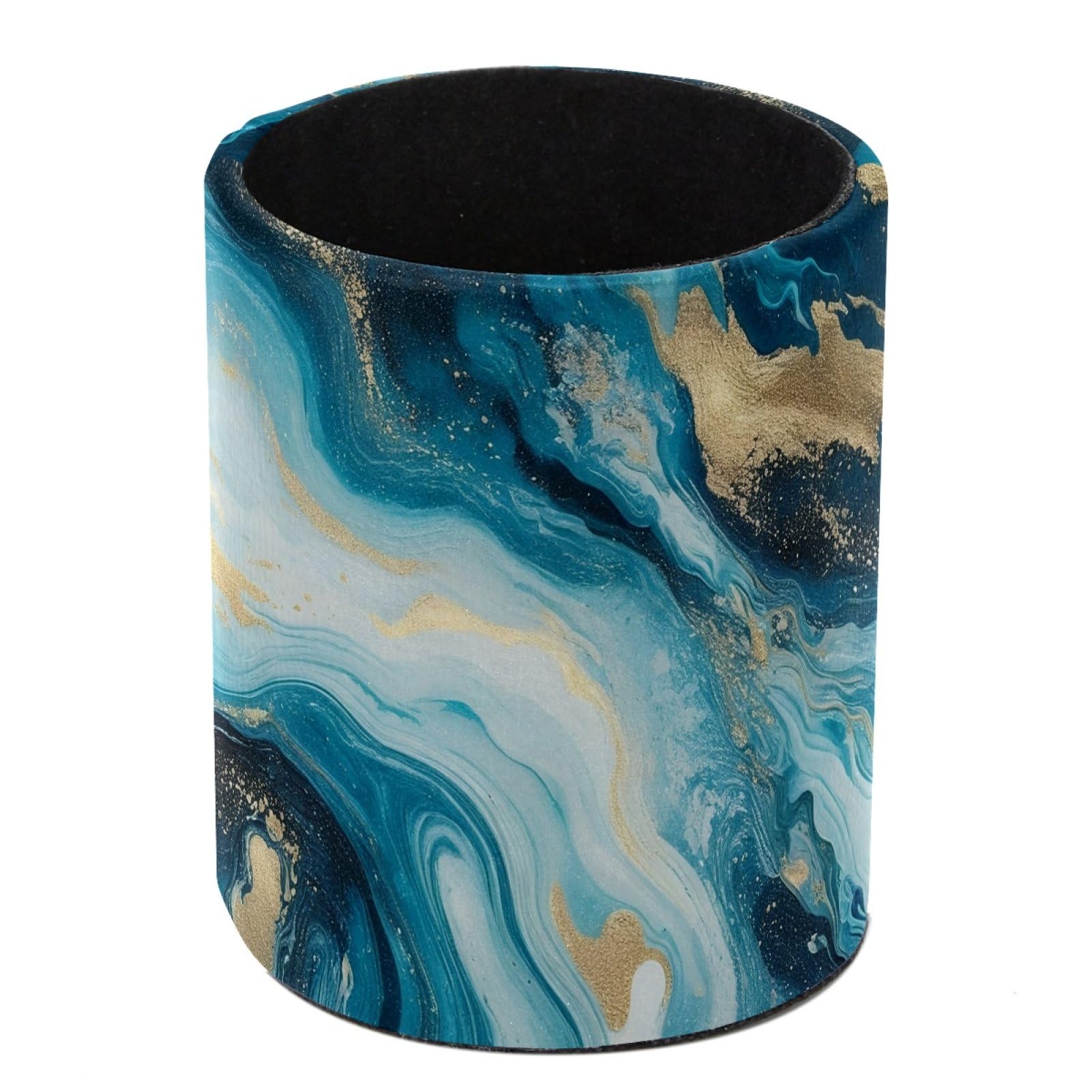 FWJZDSP Marble Texture Pencil Cup Pen Organizer Makeup Brush Holder for Office Home Countertop Desk Accessory Storage