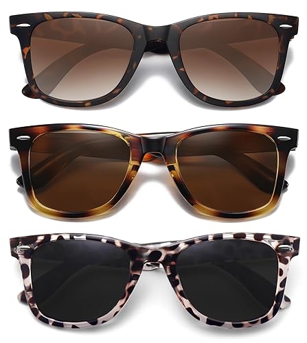 MEETSUN Retro Polarized Sunglasses for Women Men Classic Mirror Lens