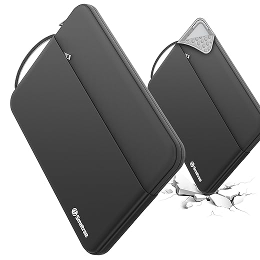 Smatree Urbanedge Laptop Sleeve Case for 14 inch Acer Swift 1 Laptop-SF114-34-P7FH, Protective Case with Accessory Pocket and Handle, Patented Super-Corner Shock Protection (UE420)
