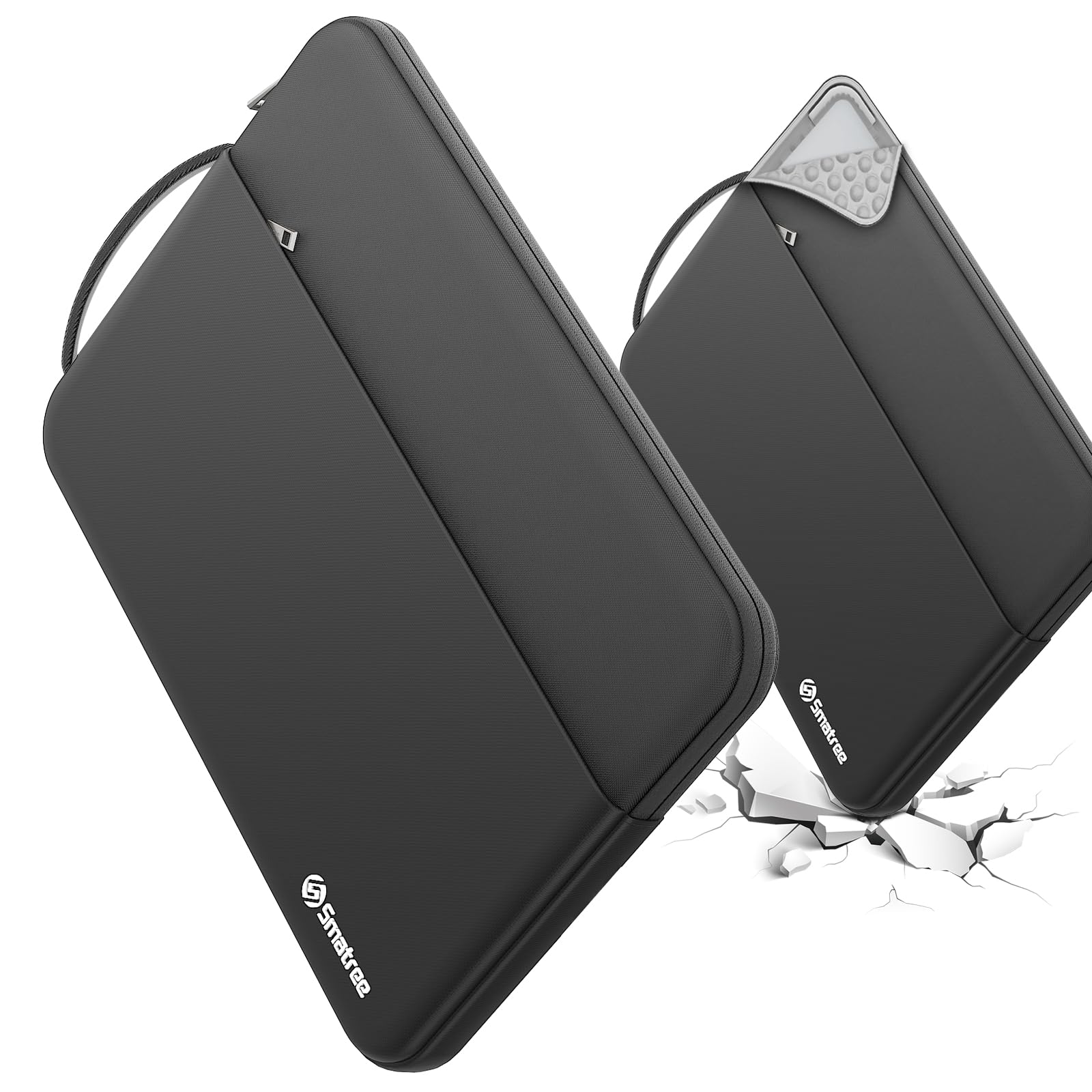 Smatree Urban Edge 15,6-calowy futerał na laptopa Dell Latitude 5530/5540/5531 15,6" Dell z kieszenią i uchwytem, opatentowana ochrona przed uderzeniami w narożnikach (UE614)