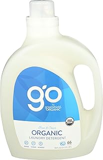USDA Certified Organic Laundry Detergent, Free and Clear, 100 Ounce