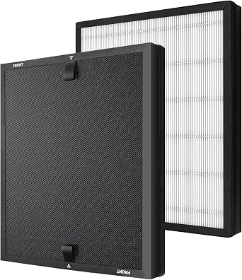 2 Pack Replacement Filter Fit for ECOSELF HAP602/HAP602WF Air Purifier