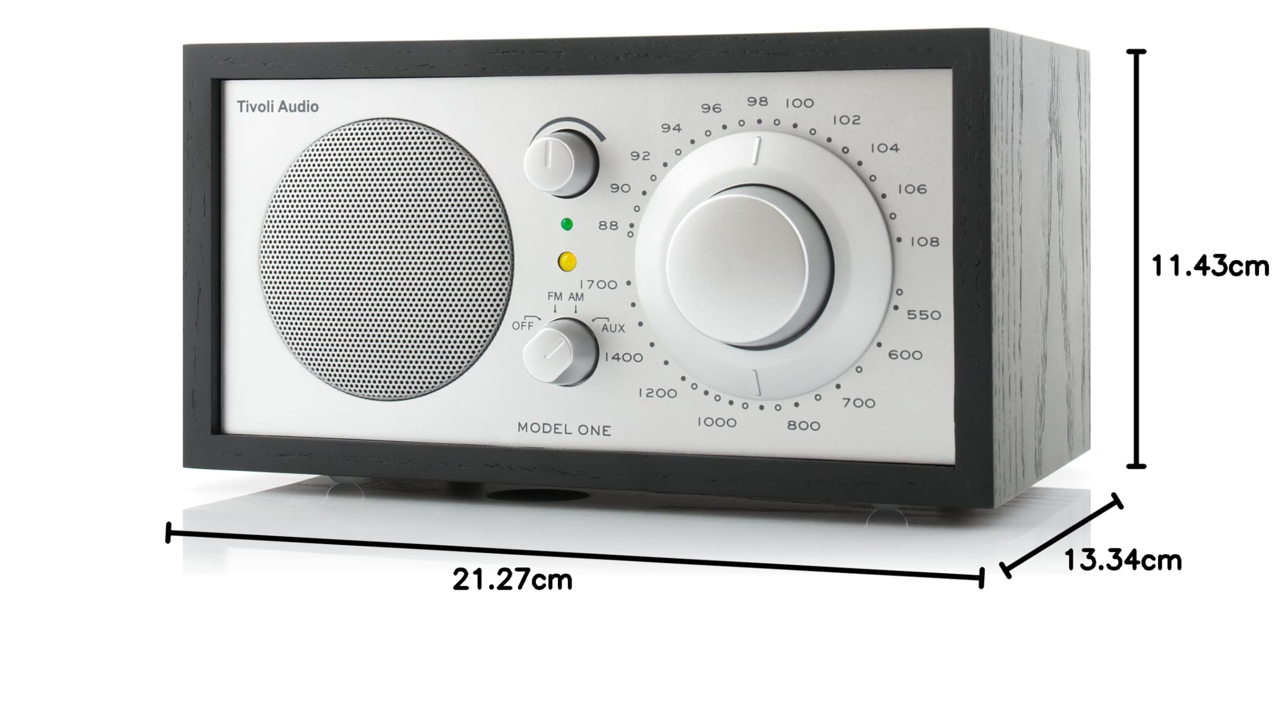 Tivoli Audio Model One UKW-/MW-Radio (Schwarz / Silber)