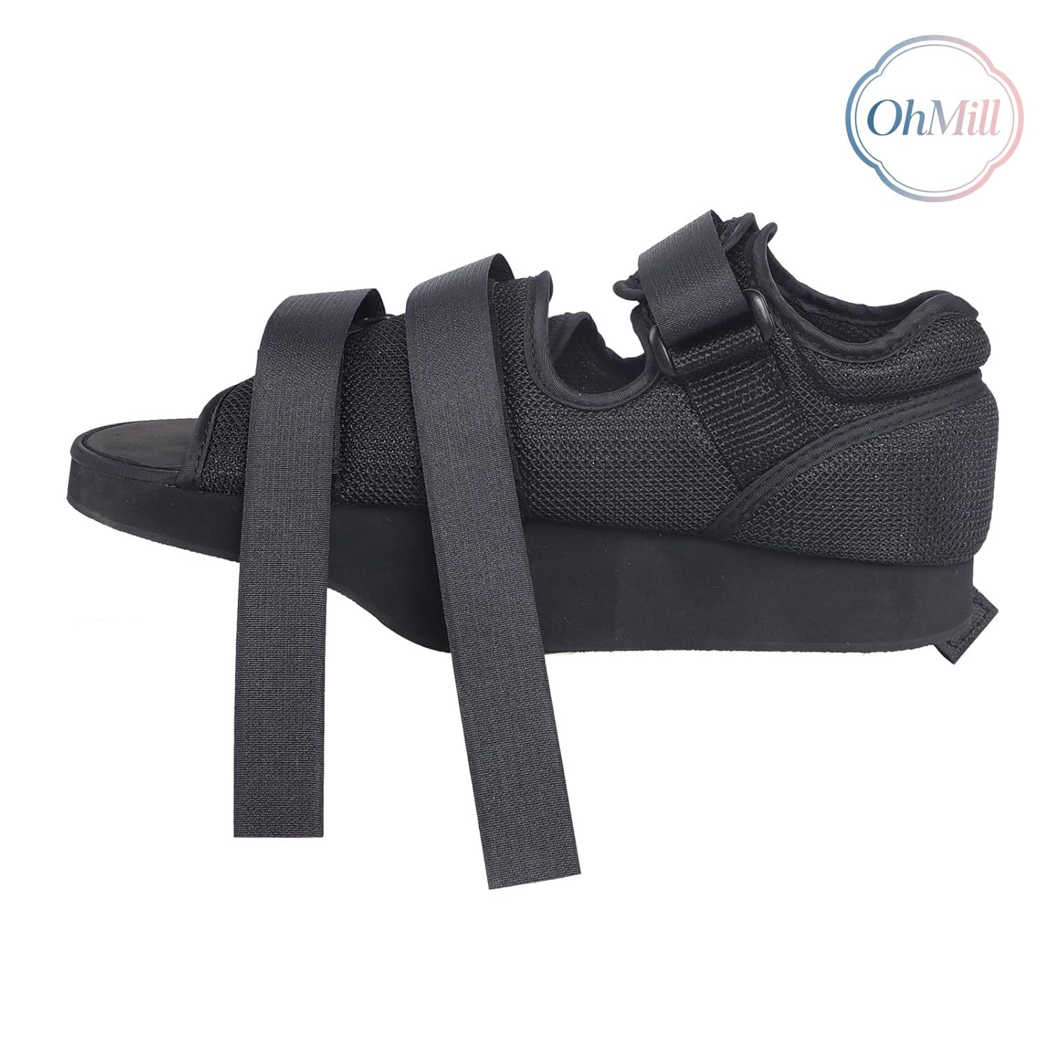 Chaussure de Fracture Déchargement à l'Avant-Pied Chaussure de Hallux Vagus Post-opératoire Chaussures Orthopédique Réglable pour Fracture Métatarsienne Orteils Cassés Pied Gauche et Droit Universel