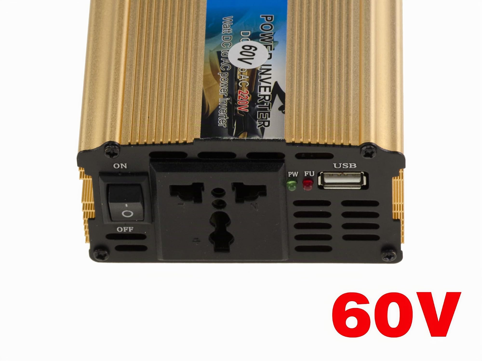 KALEA-INFORMATIQUE Convertisseur 60V vers 220V 500W continus 1000W crête
