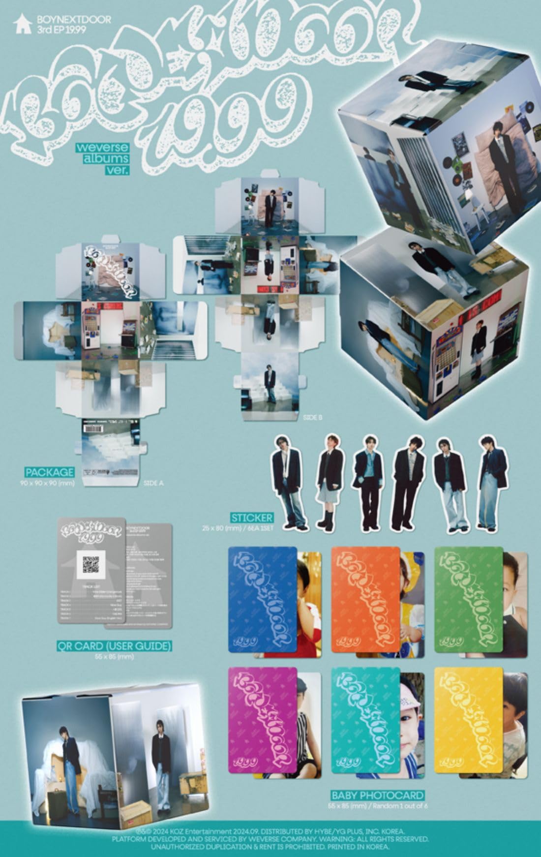 Amazon.com: BOYNEXTDOOR 19.99 3rd EP Weverse Albums Ver