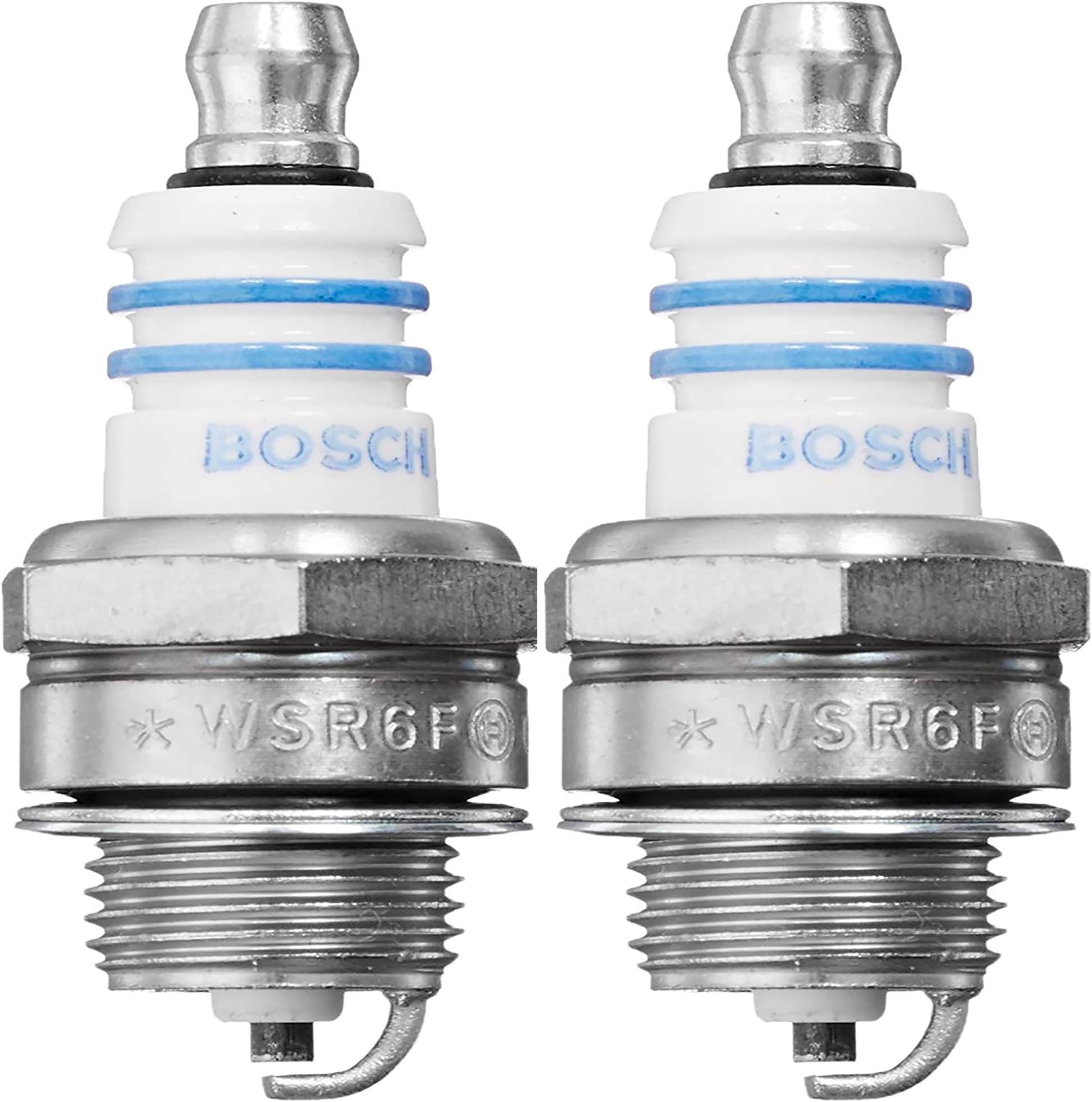 Chainsaw Spark Plug - Bosch WSR6F 7547 Spark Plug - Replaces NGK BPM7A - Husqvarna Stihl Wacker Chainsaws Electric Tools Yard Lawn Small Engines Equipment & More