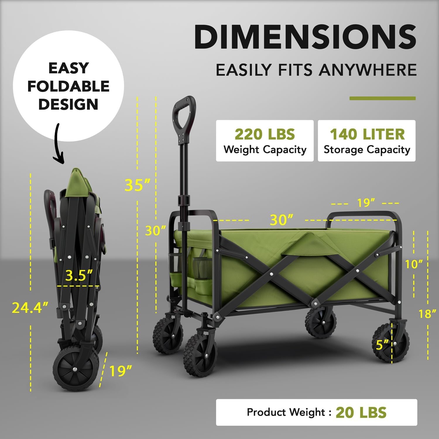 Unleash Your Adventure: The Ultimate Green Heavy Duty Utility Wagon Review!