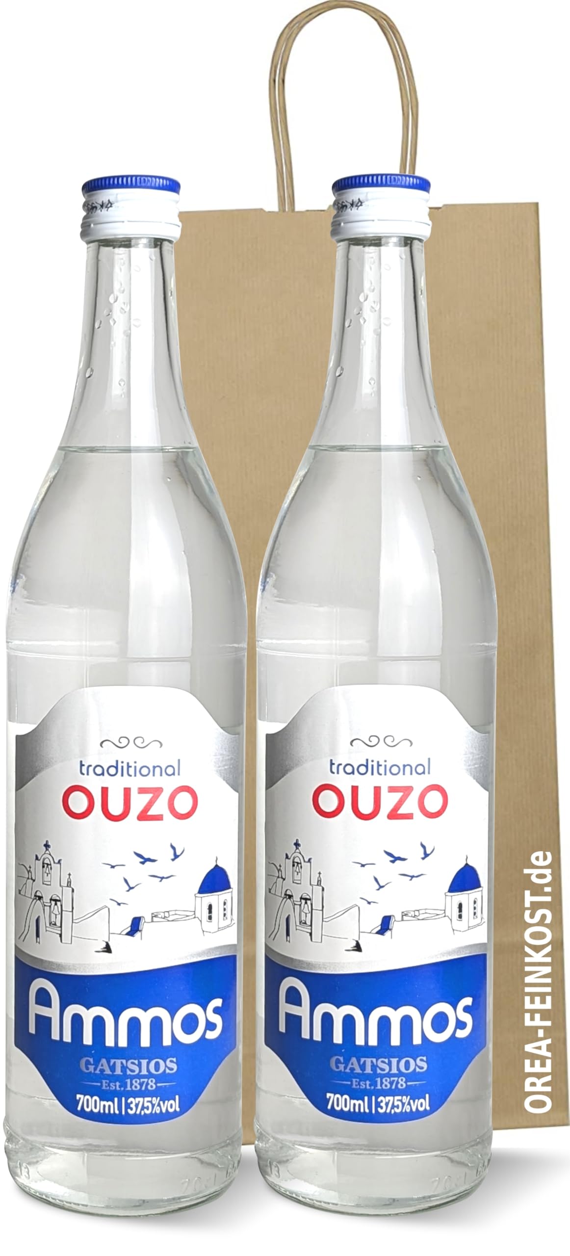 Ammos Ouzo, griechischer Uzo mit Anis (2)
