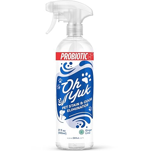 Oh Yuk Probiotics Pet Odor Eliminator and Stain Remover Spray