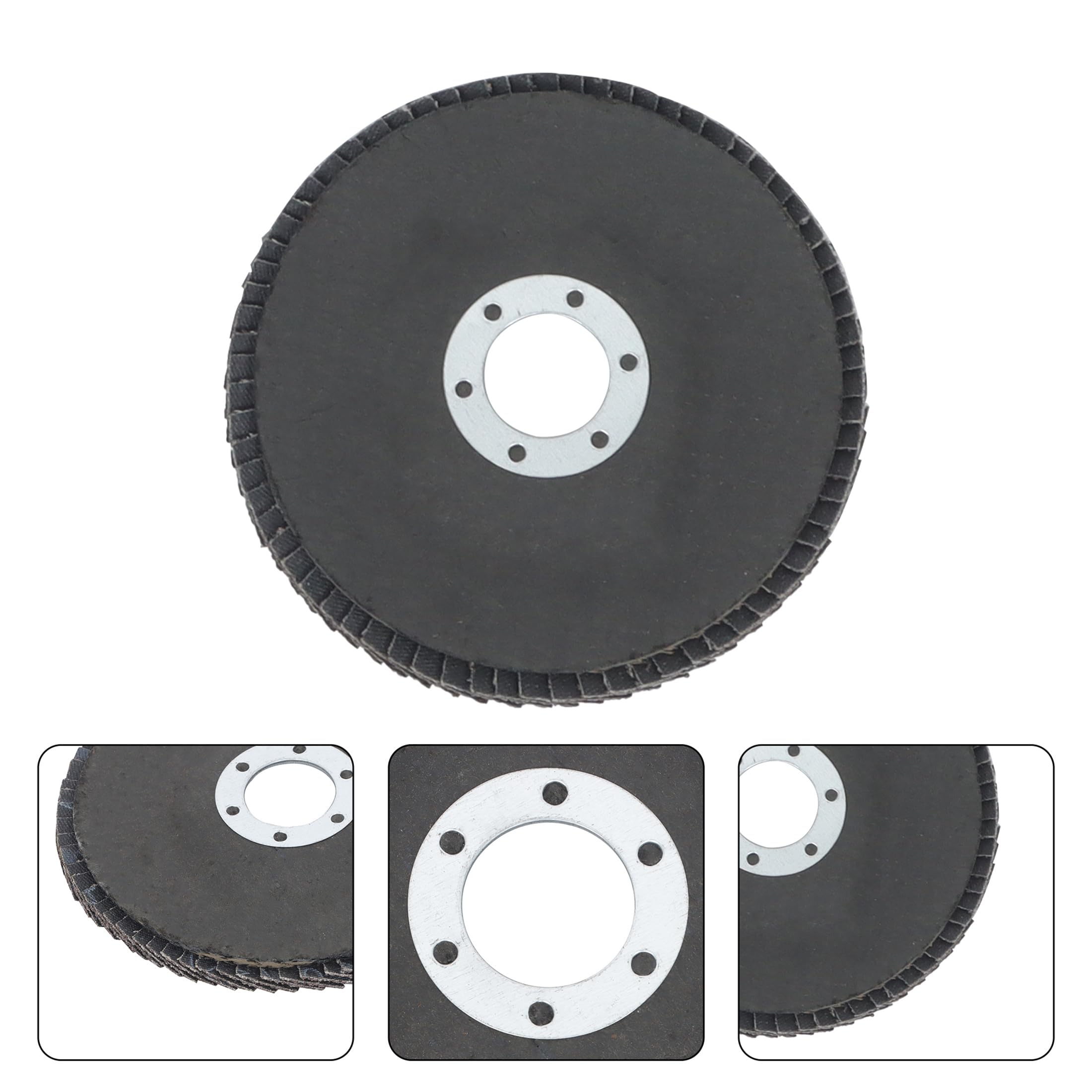 Thomletha 10 Pack 40 Grit Flap Discs 4.5 Inch x 7/8 Inch Arbor Premium Aluminum Oxide Grinding Wheels for Metal, Steel, and Welds