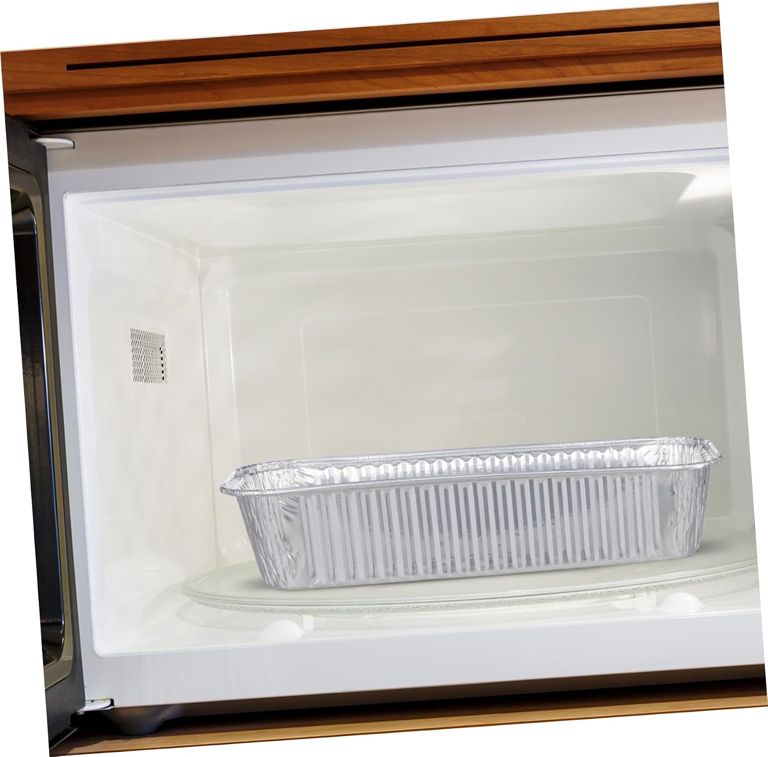 125pcs Aluminum Pans Disposable Foil Trays Large Aluminum Pans Deep Bottom for Even Baking