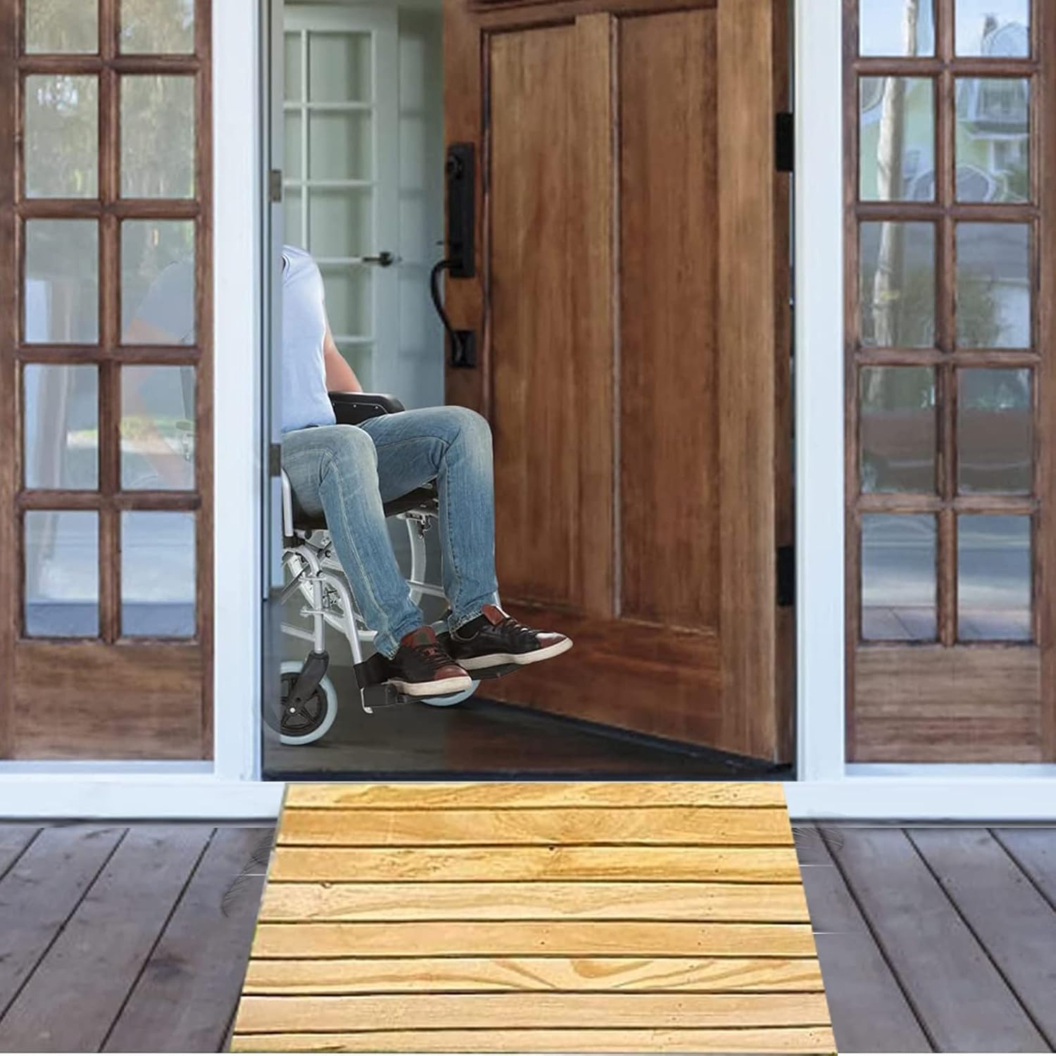 Threshold Ramp, 2.7inch Rise Wheelchairs Threshold Ramps