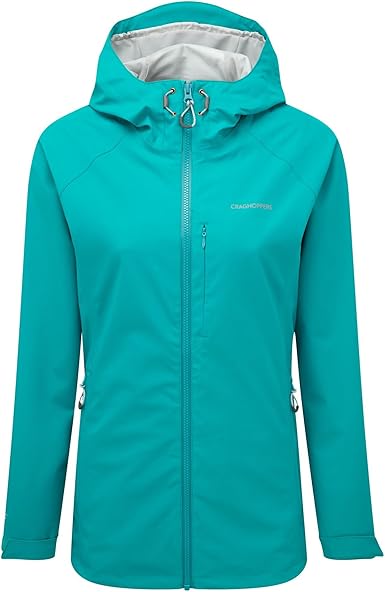 turquoise waterproof jacket