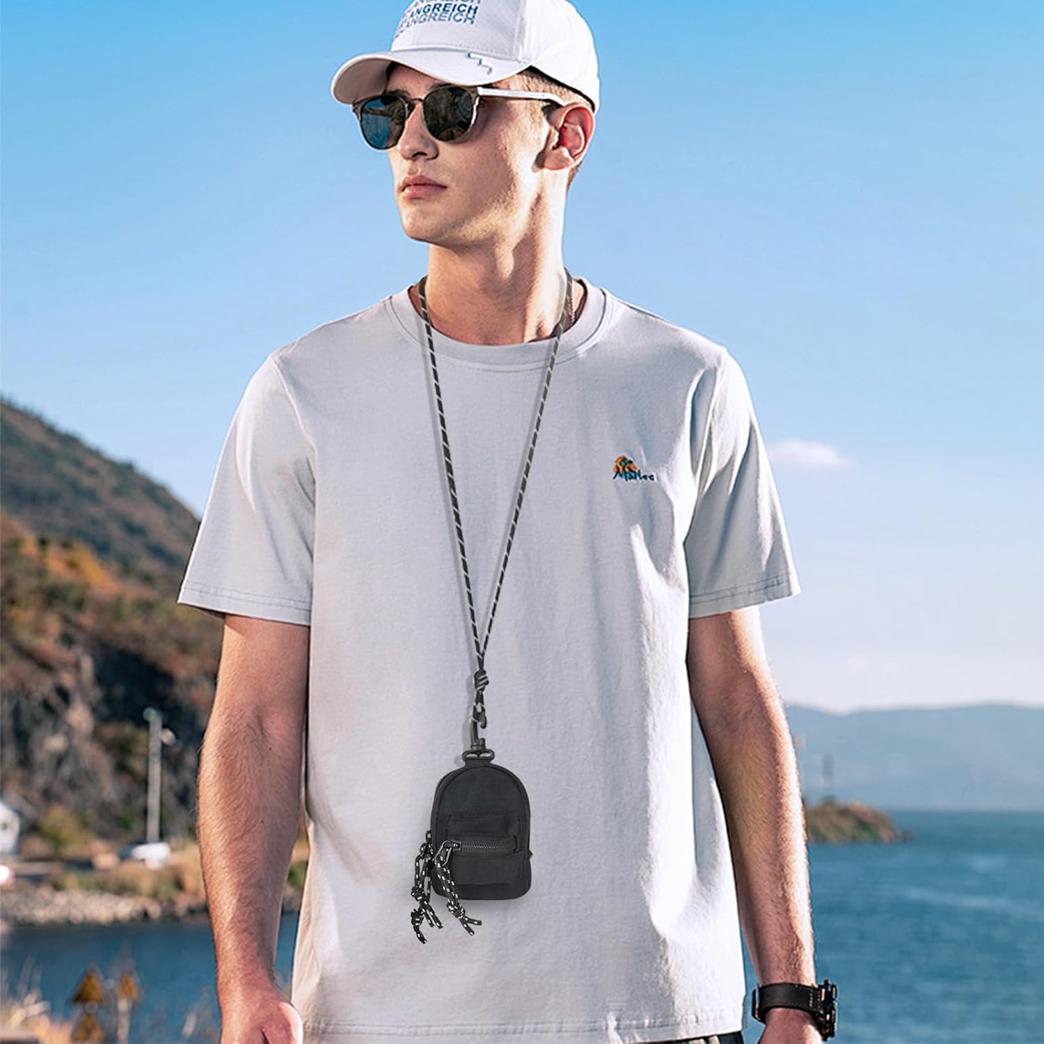 Multifunctional Coin Purse, Trendy Pendant Mini Storage Bag Small Crossbody Bags Portable Key Bag Coin Pouch (Black) - Image 7