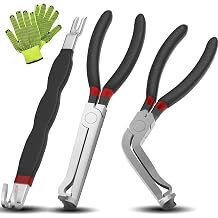 Electrical Disconnect Pliers 37960, 37980 Electrical Connector Pliers for Cars, Fuel Line Petrol Clip Pipe Plier, Compatible with Car Electrical Systems & Push Tab Style Plugs3-Piece Set