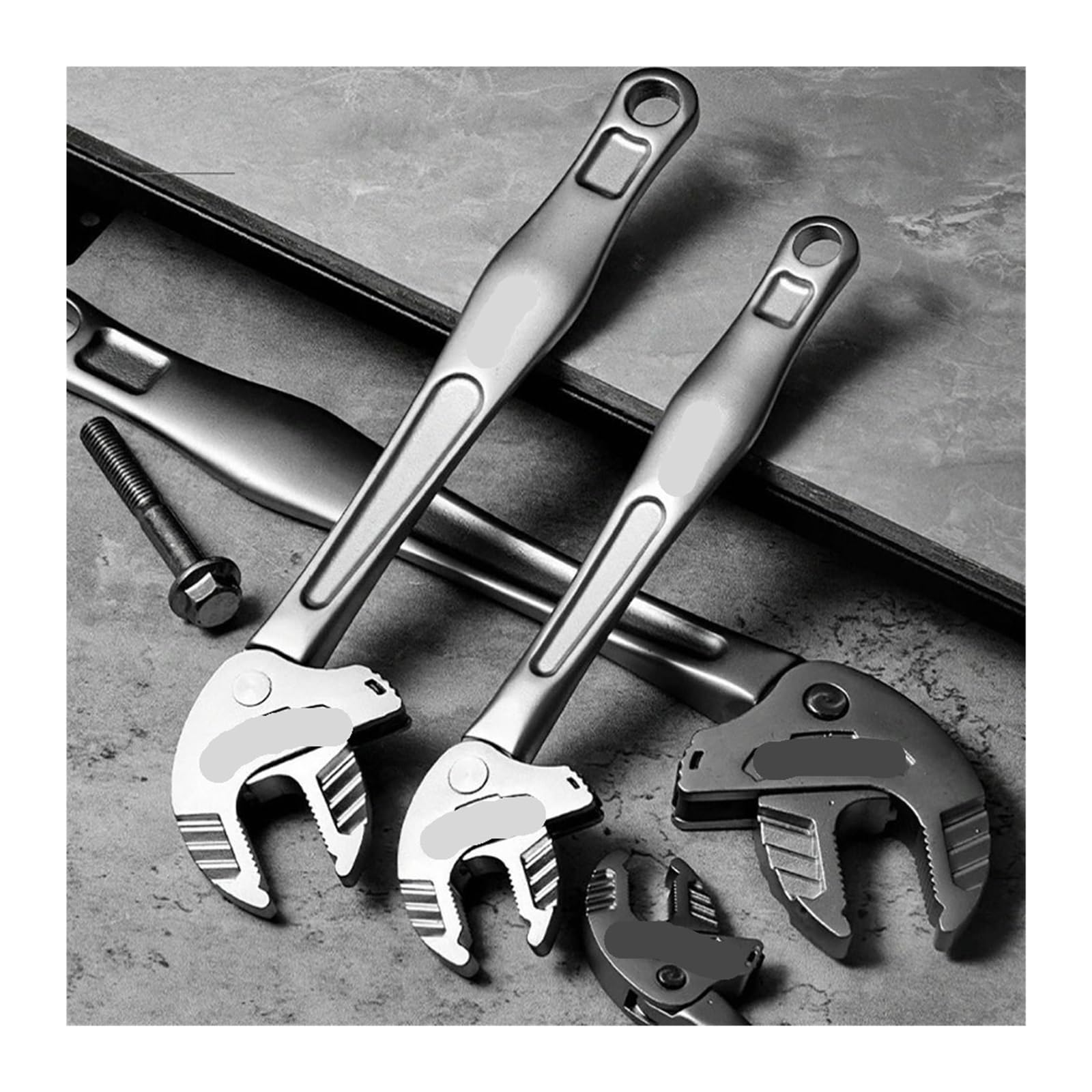 Pinza a Pappagallo Chiave a cricchetto regolabile in acciaio al cromo-molibdeno a autobloccante for carichi pesanti(16-19mm)