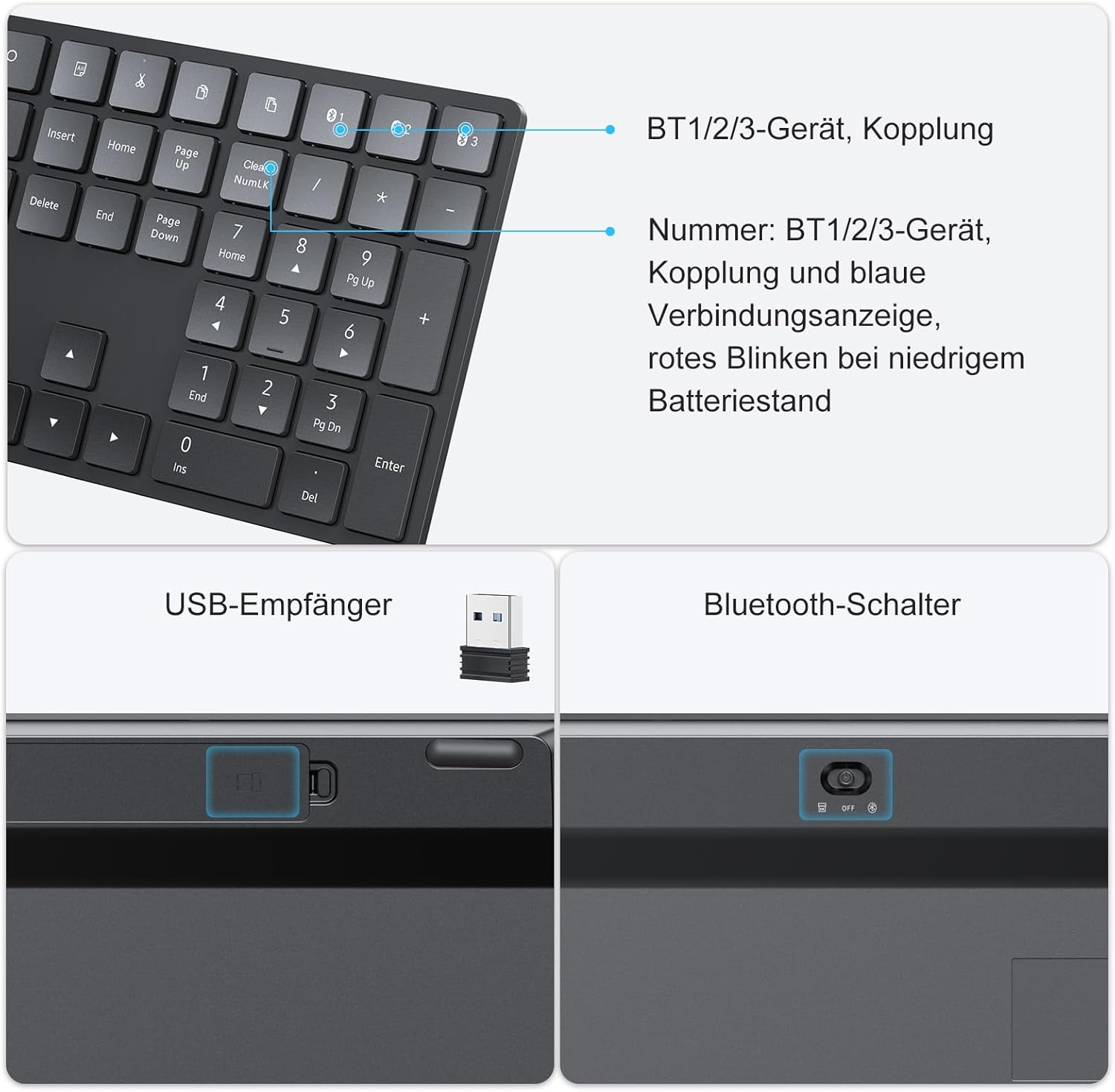 TECURS billentyűzet részletek