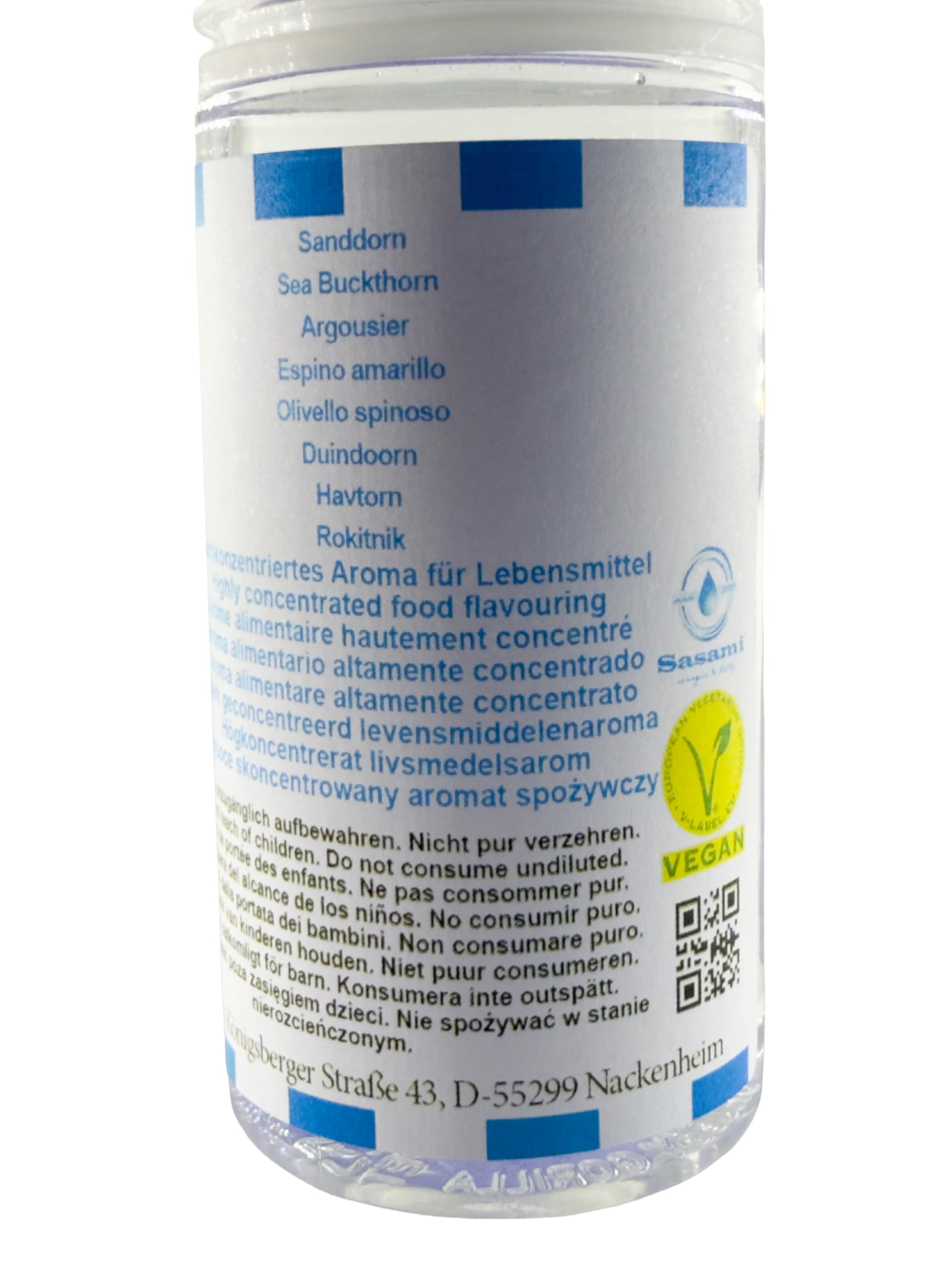 Rokitnik aromat koncentrat – Wegański – Sasami – 100ml