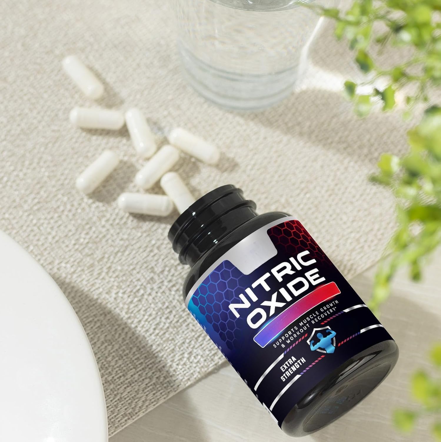 Booster di ossido nitrico extra forte - L-arginina e citrullina 3 volte più forti, i migliori integratori di ossido nitrico per uomini
